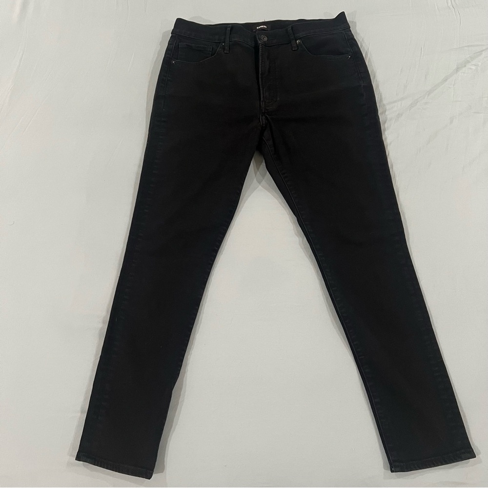 EXPRESS Woman's Black Skinny Jeans SIZE 12 Regular